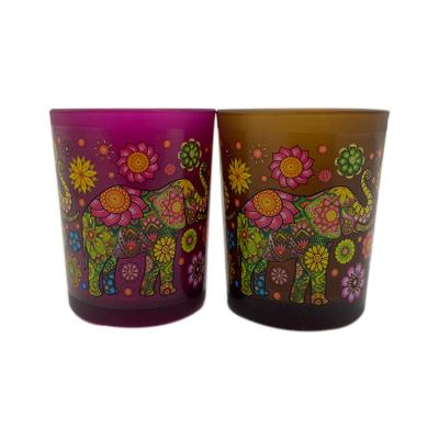 China Glass Bottle Supplier Design Heat Transfer Film Animal Custom Design Printing For Glass Products for sale