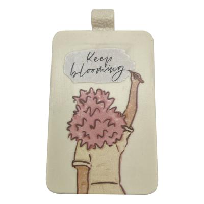 China Fashionable Custom Flower And Plant Style Label Printing Iron-on Printing Silicone Heat Transfer for sale