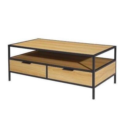 China Adjustable (other) Modern melamine walnut coffee table for sale