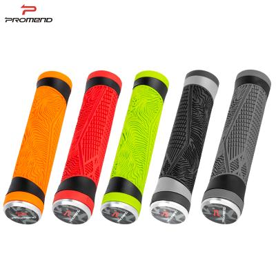 China GEL+ALUMINUM ALLOY PROMEND NEW DESIGN BICYCLE GRIPS FOR MOUNTAIN BIKE GEL BICYCLE HANDLEBAR GRIPS SHOCK ABSORPTION GRIPS FOR BICYCLE for sale