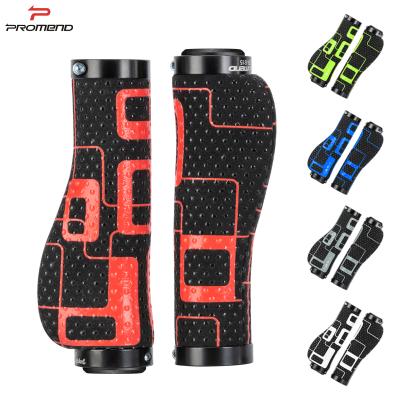 China 2021 hot sale PU+GEL+PP+TPR bicycle grips soft comfortable mtb mountain bike handlebar design ergonomic bicycle handlebar grips for sale