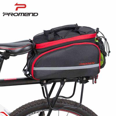 China HIGH QUALITY EVA SHELL BICYCLE BAG EVA+POLYESTER RACK BAG HARD TRUNK CARRIER BAG WITH WATERPROOF RAIN COVER for sale