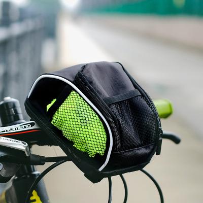 China 600D POLYESTER PROMEND BICYCLE BAG WITH LARGE VOLUME RAIN COVER HANDLEBAR BICYCLE BAG CUSTOMIZED BIKE BAG for sale