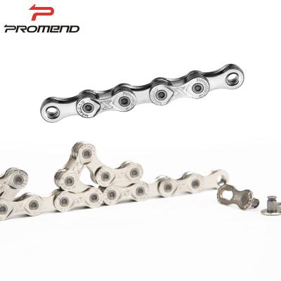 China 9 SPEED STEEL CHAIN ​​FOR BICYCLE SILVER COLOR BICYCLE CHAIN ​​WITH QUICK RELEASE LINK 18 27 SPEED BIKE CHAIN for sale