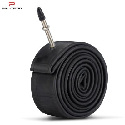 China Cheap Price BMX Promend Bicycle Tube 27.5&29*1.95-2.125 Butyl Rubber MTB Cheap Durable Bike Tube French Presta Valve Road Bike Inner Tubes for sale