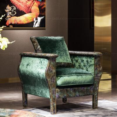 China SASSUOLO Elegant Italian Postmodern Luxury Jungle Series Single Chair for sale