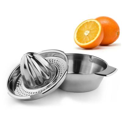 China Viable Portable Lemon Orange Fruit Juicer Stainless Steel Manual Kitchen Accessories Tools Hand Squeezed Citrus Juice Maker for sale