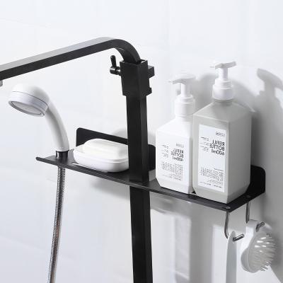 China Shower Trolley Bathroom Organizer Shelf Storage Soap Shampoo Holder Sustainable Bath for sale