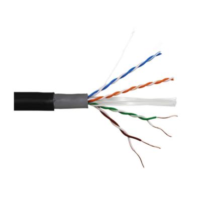 China Outdoor Network Communication 23AWG Double Sheath PVC PE UTP Cat 6 Cable for sale