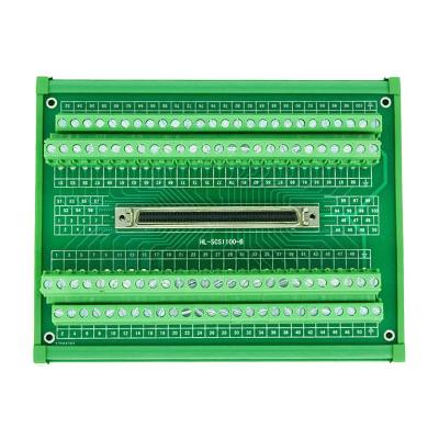 Китай Рельс DIN контактного разъема SCSI 100 устанавливая тип модуль блоков терминала продается