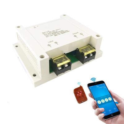 중국 2 Way 30A WiFi RF Relay Smart Switch Amazon Alexa Google Homekit 온도 습도 Remote Control Kit 판매용