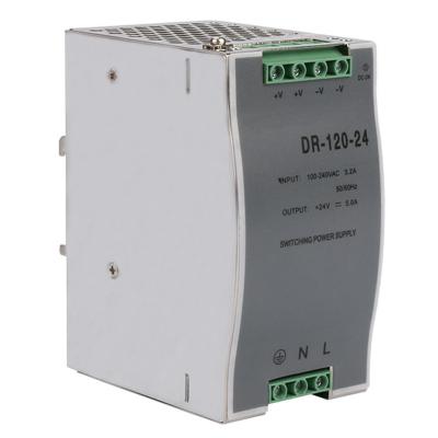 Китай Электропитание режима переключения рельса Din выхода DC DR-120-24 75W 24V 5A продается