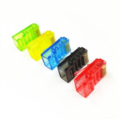 Китай Multicolour соединитель кабеля ethernet 30um штепсельной вилки Cat5E RJ45 8P8C модульный покрытое золотом продается