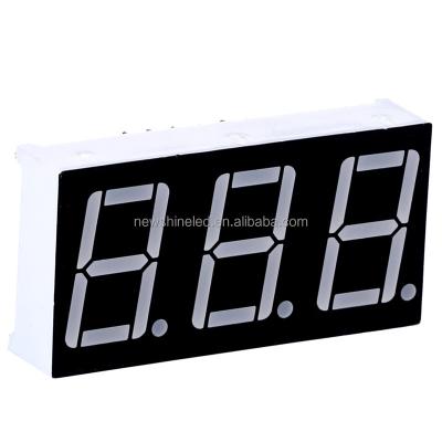 China Factory price indoor 0.80 inch 7 3 segment display digit seven red led display anode for led digital advertising display for sale