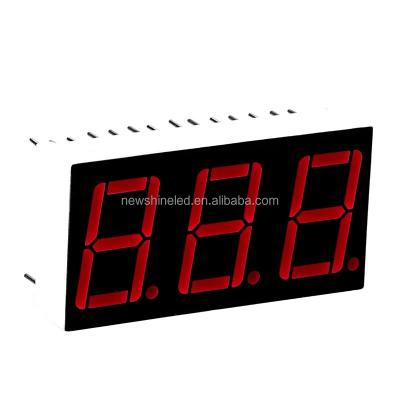 China Indoor lower price 0.28 inch small size 7 segment led display 3 digit led digital display for 7 segment led digital signage display for sale