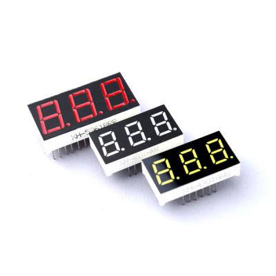 China Common Number Display NEWSHINE 0.56 Inch Cathode Anode DIP 7 Segment FND Three Digits LED Display for sale