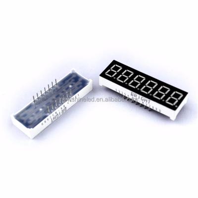 China 0.36 Inch Indoor Digit 7 Segment Digital Led Clock Display 7 Segment Display Screen For Signs Showing for sale