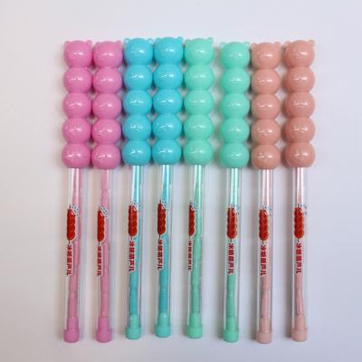 China Plastic Bullet  Push Pencil  many colors with gourd shape cap pencil for sale