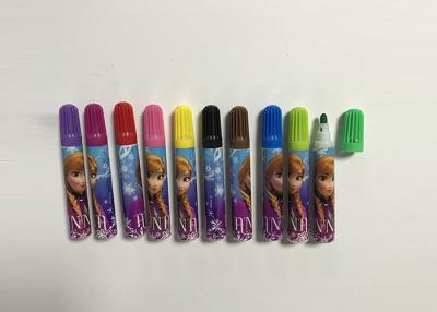 China 12 colored felt tip water color pen  colorful marker pen  printed water color fineliner marker pen for sale