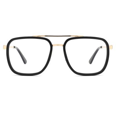 China For Reading Glasses Fashion Frame Porcelain Wholesale Round Acetate Metal Eyewear Glasses Frames for sale