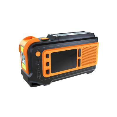 China LED Aomago Weather Portable Radio Emergency Grade AM FM Solar Powered Radio With LED Flashlight for sale