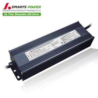 China 277Vac power supply 12V 24V ip67 waterproof triac dimmable led driver 300w 276*78*47mm for sale