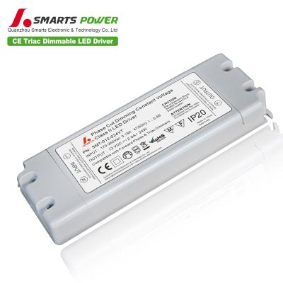 China Dimmable Led Triac Driver 24W 2A DC 12V Switching LED Power Supply For LED Strip Light 140*45*28mm for sale