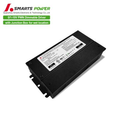 China UL 120VAC 277v 24VDC 300W 0-10v 1-10v Dimmable LED Driver 12V 24V PWM Output 278*110*45mm for sale