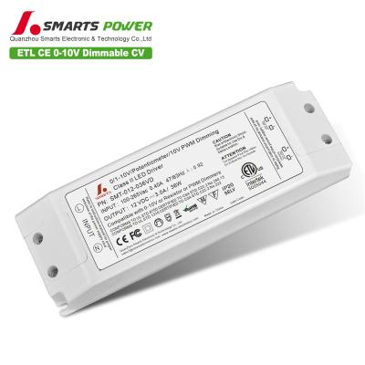 China 5 years warranty 12v led switch power supply 36w 0-10v 180*60*34mm dimmable for sale