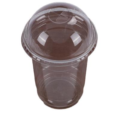 China PLA Biodegradable Clear Shatterproof Disposable Dessert Eco Friendly Stocked Plastic Cup for sale