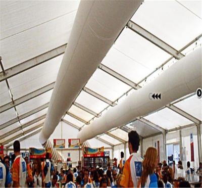 China Traditional Fabric Flexible Ventilation Duct For Sports Halls, Factory, And Agriculture Fields for sale