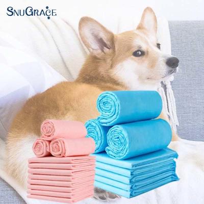 China SnuGrace Pet Urine Pads from XS-XXXL Sizes Fluff Pulp SAP Non Woven Fabric Tissue PE for sale