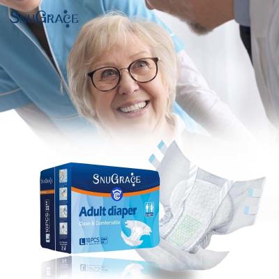 China SnuGrace Newly Upgraded Deodorizing Adult Diapers for Elderly Women Breathable Waist for sale