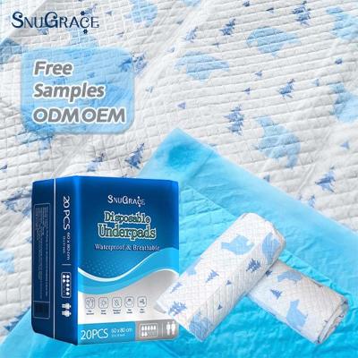 China Disposable Under Pads SAP Absorption Dry Surface for SnuGrace Adult Incontinence Pads for sale