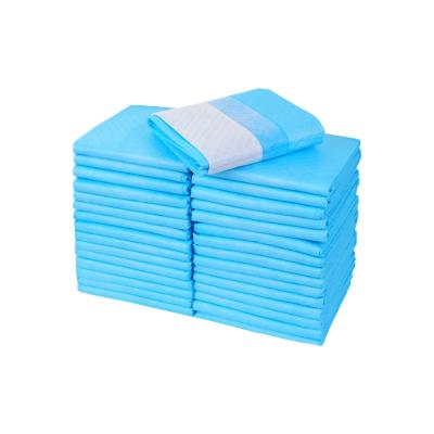 China Adult Baby Urine Absorbent Mats OEM Free Sample Disposable Pee Pads with Different Sizes for sale