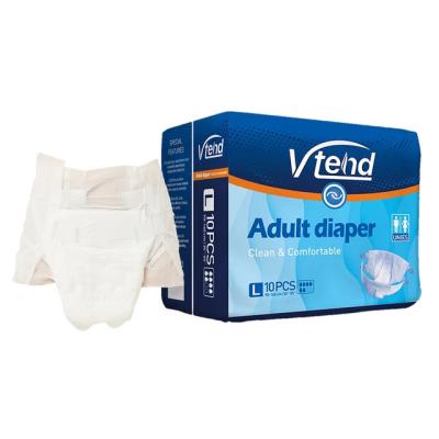 China Printed Microfiber Incontinence Diaper for Adults Comfortable Changing Pads Nappy for sale