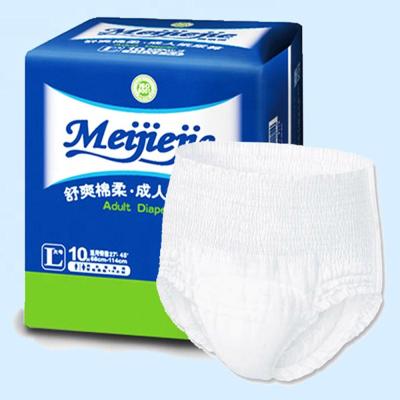 China Free Sample High Absorbent Printed Adult Pants Diaper M / L / XL XXL Nappies Diapers for sale