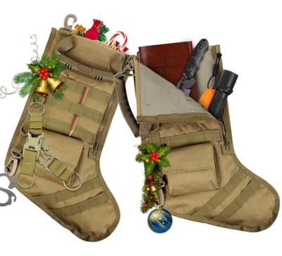 China Popular Christmas bumps stock 2021 Chenhao New Arrival Christmas Gift Molle Tactical Stocking Pouch Bag Hang On Duty Storage Pack Ammo Bullet Pouch for sale