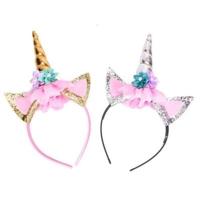 China Unicorn Headband Animal Bandanas Unicorn Headwear for sale