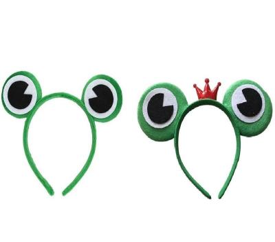 China Eye Animal Headwear Animal Frog Headband for sale