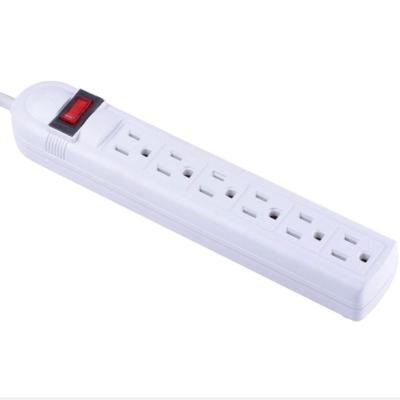 China ZHONG XING American Extension Sockets 6 Residential / General Purpose Power Strip for sale