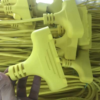 China Yellow Home Appliance ZHONG XING USA Extension Power Cable Outside for sale