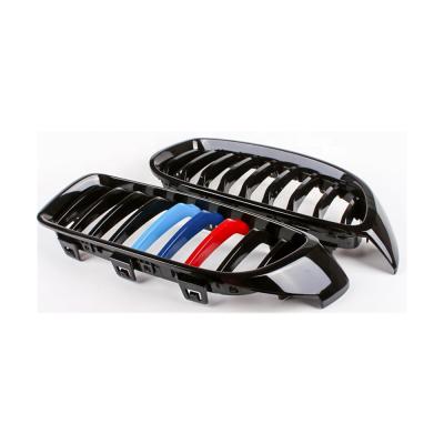 China M3 M4 Front Grill Slat Single Line For BMW 4 Series F32 F33 F36 M Series Color Slat Single Line Bumper Grill For BMW F80 F82 F83 2014-2020 for sale