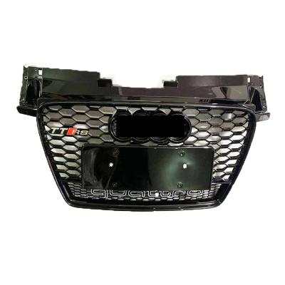 China ABS Auto Front Grill For Audi TT Center Honeycomb Mesh Bumper Black Grill 2008 TTS TTRS 8J Style 2009 2010 2012 2013 2014 for sale