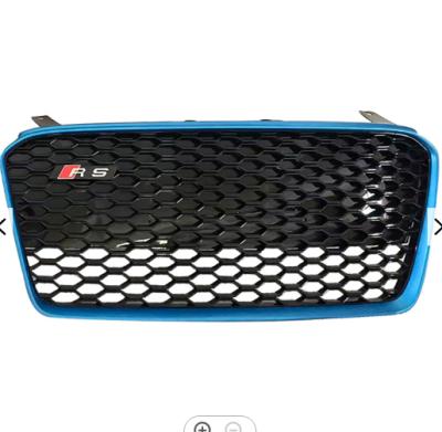 China ABS New Style ABS Auto Grill For Audi R8 Radiator Honeycomb Grill RS Style Facelift Mesh Grill 2014-2016 Blue for sale