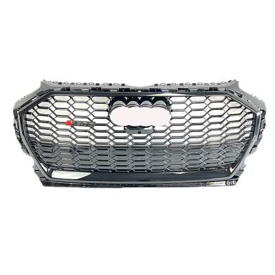 China New Style ABS Quattro Auto Grill For Audi Q5 Radiator Honeycomb Grills Front Bumper RSQ5 Facelift Mesh Grill 2022 for sale