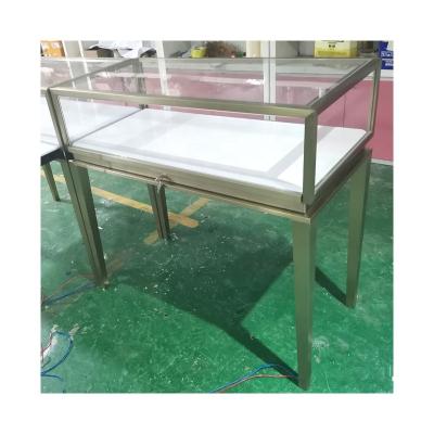 China Factory wholesale custom popular luxury/modern jewelry making streamline showcase with competitive price for sale