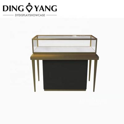 China Factory Wholesale Luxury Bespoke Fantastic Vintage Jewelry Display Counters With Preassembly Structure for sale