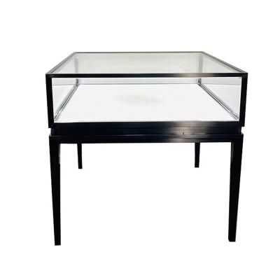 China Factory Manufacture Modern/Luxury Design High Quality Black Commerical Jewelry Display Cases, Jewelry Display Cases, Installed With Lock for sale