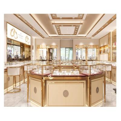 China Factory offer luxury modern jewelry counter design, gold jewelry counter design, build your brand and promote sales for sale